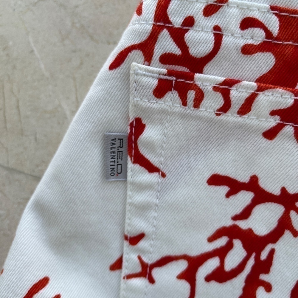 VALENTINO Red Pants - Denim - Picture 3 of 11